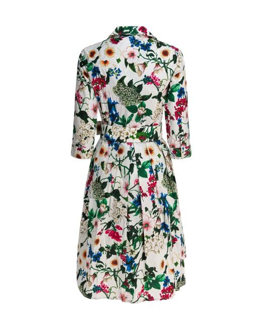 Samantha Sung Green Audrey Floral Dress