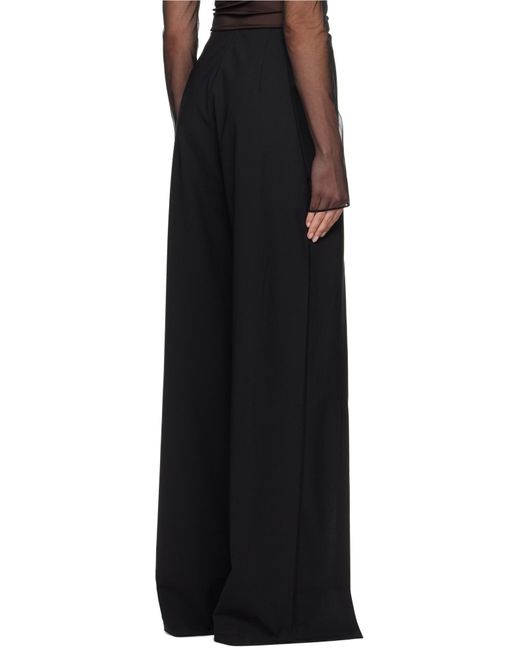 Nensi Dojaka Black Slit Trousers