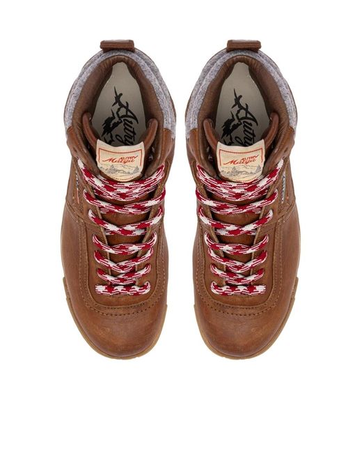 Autry Brown Malga Lace-Up Boots