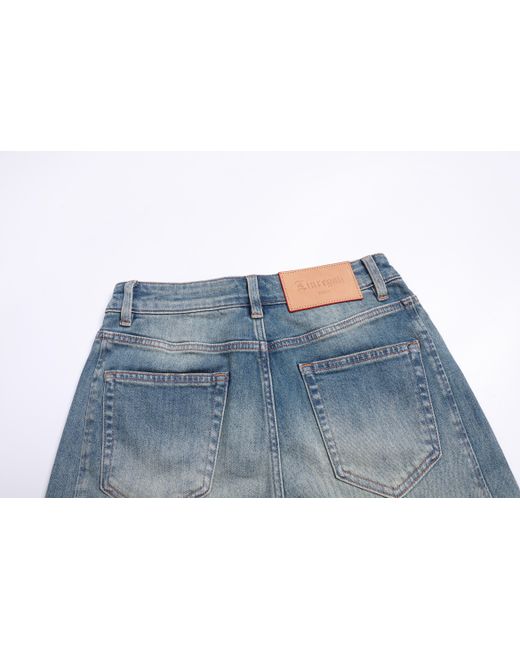 LIU REGALI Blue Wide-Leg Jeans