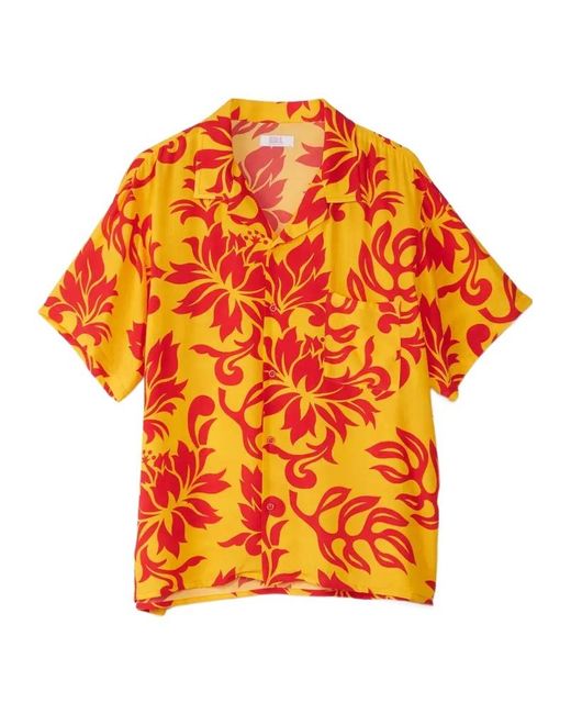 ERL Orange Short-Sleeved Shirt for men