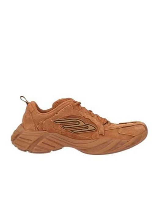 Balenciaga Brown Solidcolor Platform Sneakers