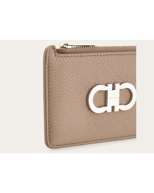 Ferragamo Multicolor Gancini Card Holder