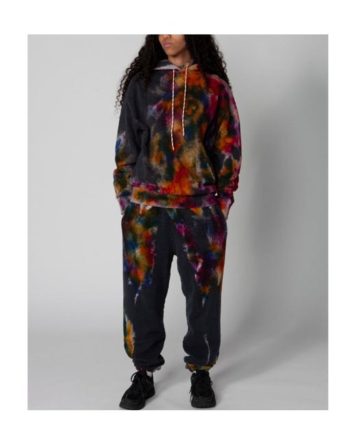 Aries Black Spray-Paint Drawstring Hoodie for men