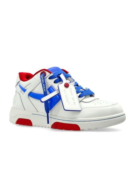 Off-White c/o Virgil Abloh Blue Out Of Office Low-Top Sneakers