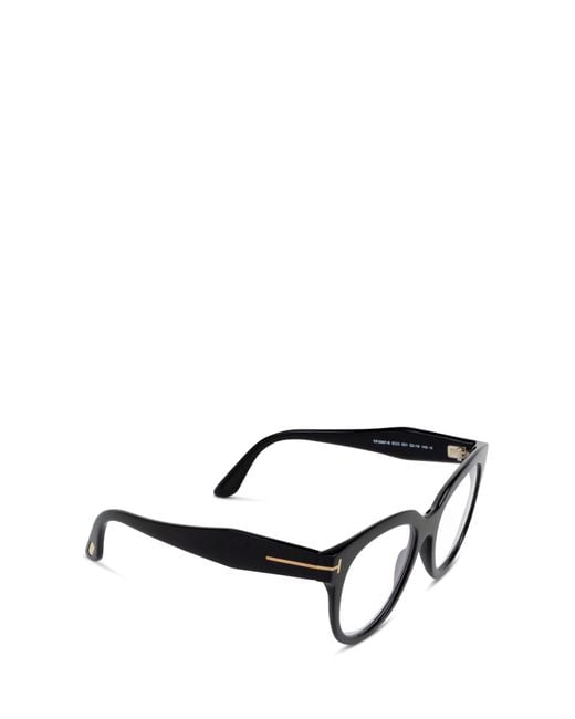 Tom Ford Black Eyewear Cat-Eye Frame Glasses