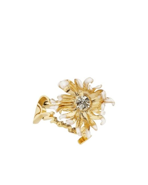 Givenchy Metallic Daisy Ring