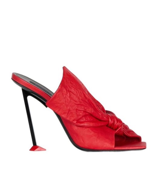 Givenchy Red Boudoir Heeled Mules