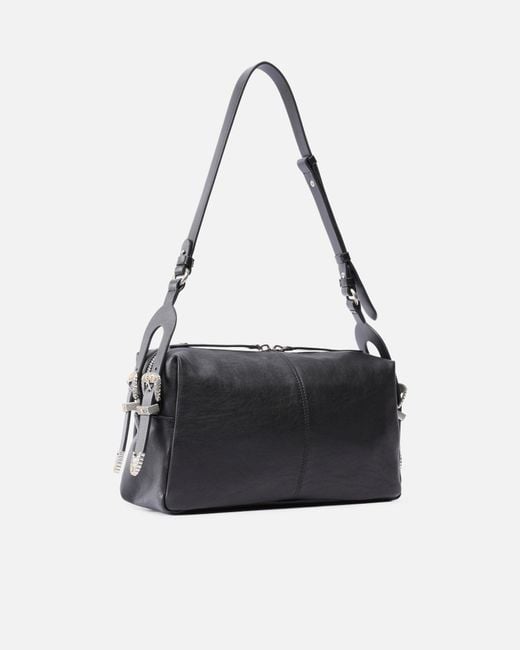 Pinko Black Keeper Bag Medium Shoulder Bag