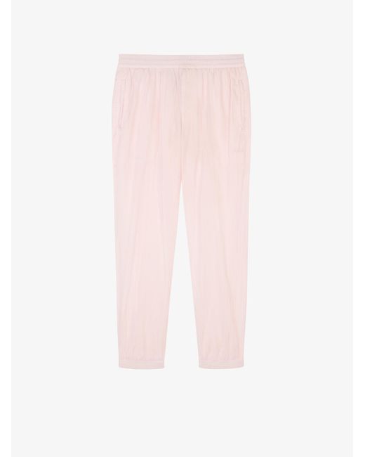 Givenchy Pink 4G Cropped Jogger Pants