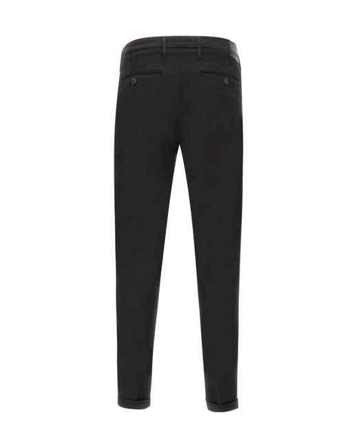 Re-hash Black Mucha Slim-Fit Chinos for men