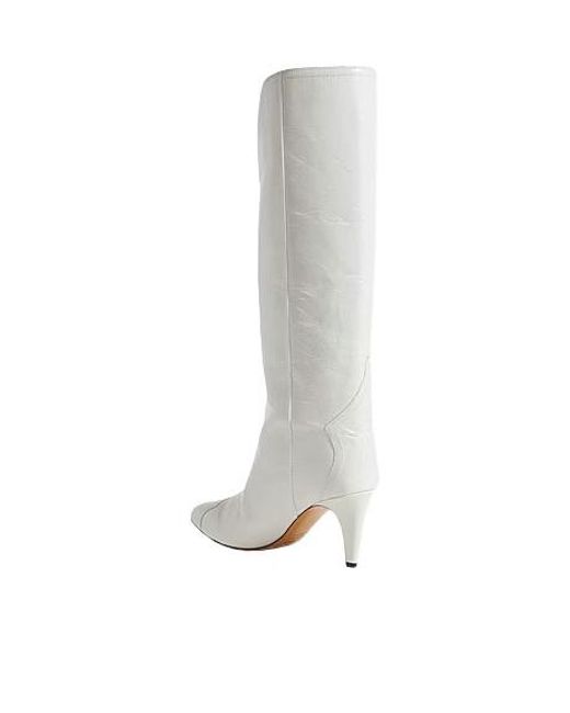 Isabel Marant White Solid Colour Boots