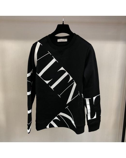 Valentino Black Printed Pullover
