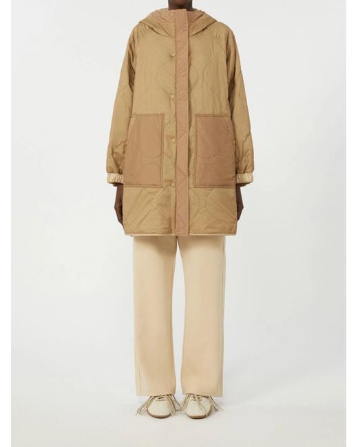 Weekend by Maxmara Natural Reversible Hooded Coat