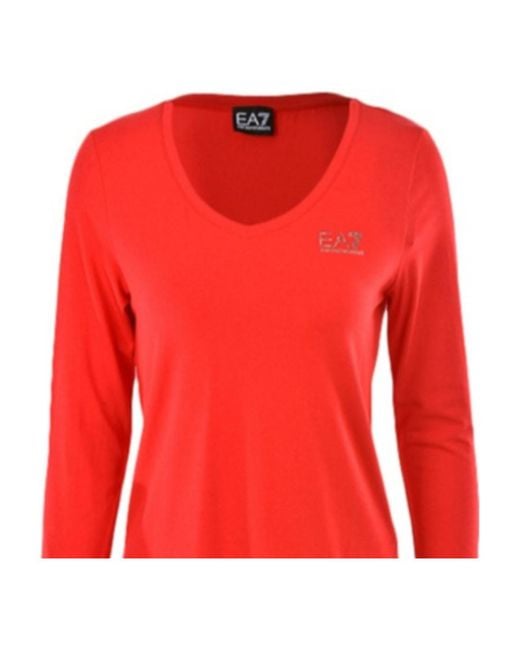 EA7 Red Logo T-Shirt