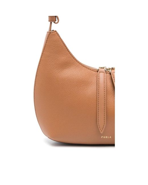 Furla White Goccia S Shoulder Bag