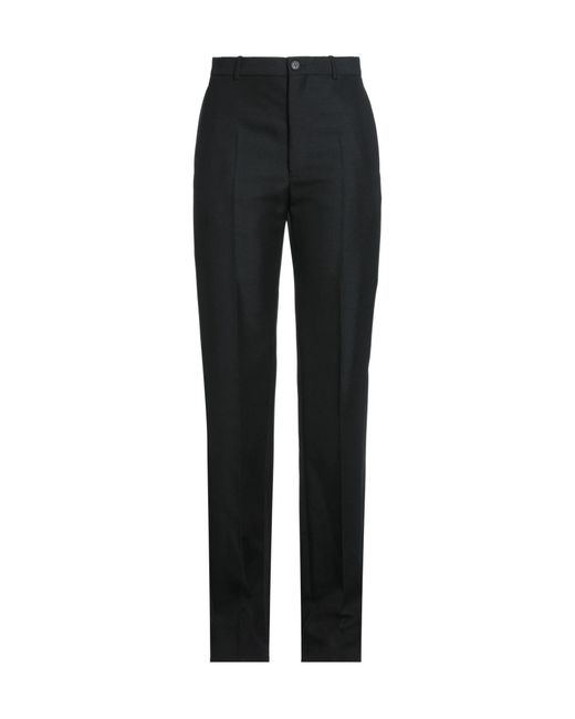 Balenciaga Black Zip Fastening Casual Trouser
