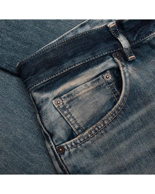 Acne Blue Waistband Denim Trousers for men