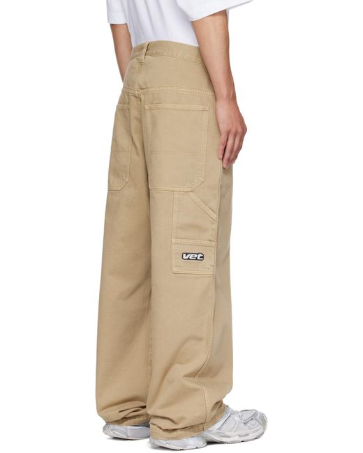 Vetements Natural Cotton Jeans