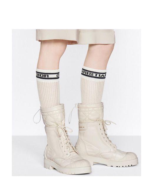 Dior Natural Logo Boots