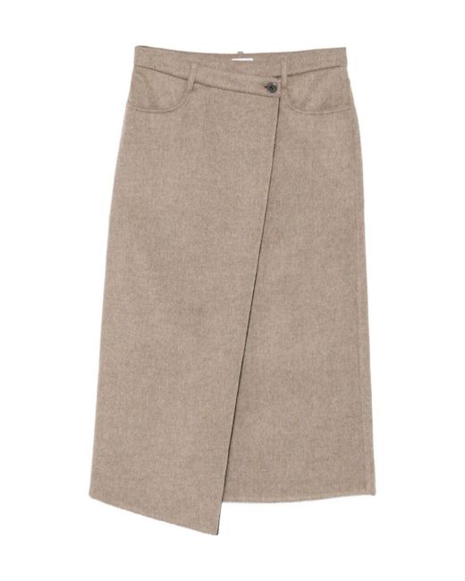 Brunello Cucinelli Natural Skirt