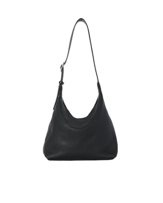 The Row Black Isa Shoulder Bag