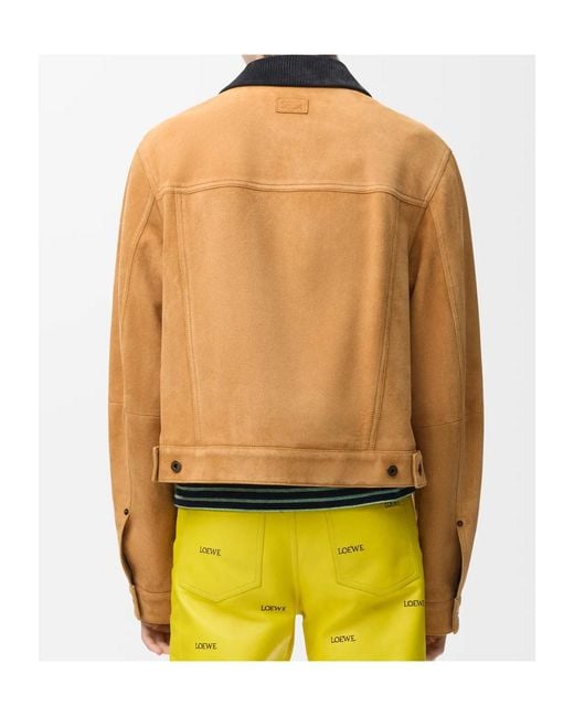 Loewe Metallic Trucker Jacket for men