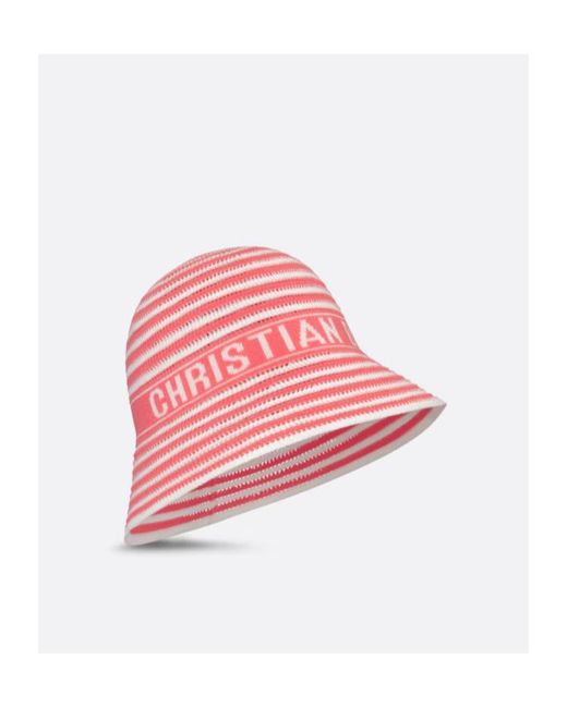 Dior Pink Iviera D-Tulipe Small Brim Cloche