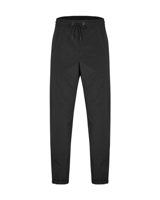 Moncler Black Tapered Casual Trousers for men