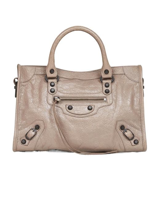 Balenciaga Natural Small Le City Tote Bag