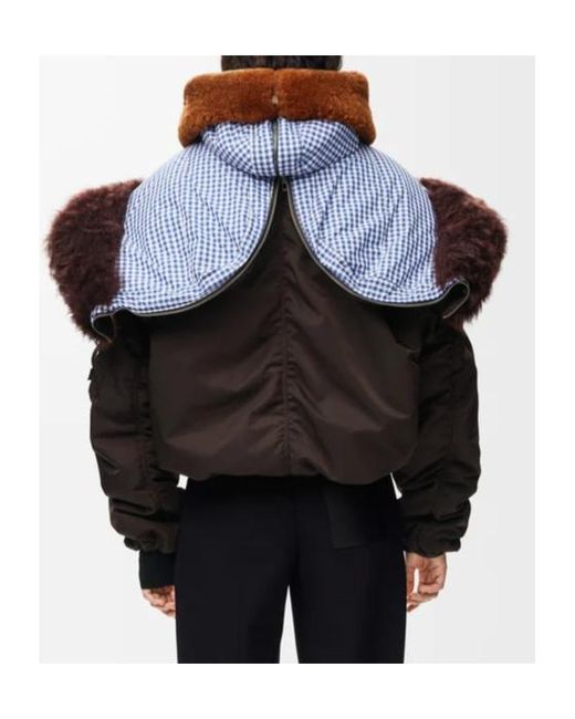 Loewe Brown Bomber Jacket