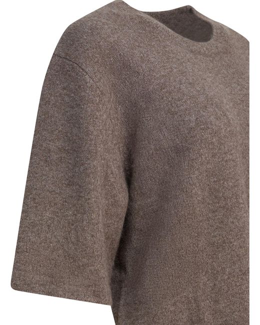 Loulou de Saison Brown 'Raven' Crewneck Sweater