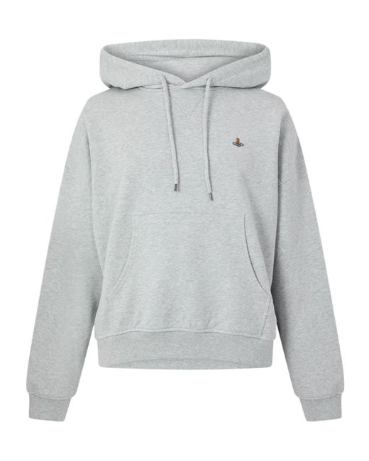 Vivienne Westwood Gray Over The Head Hoodie for men