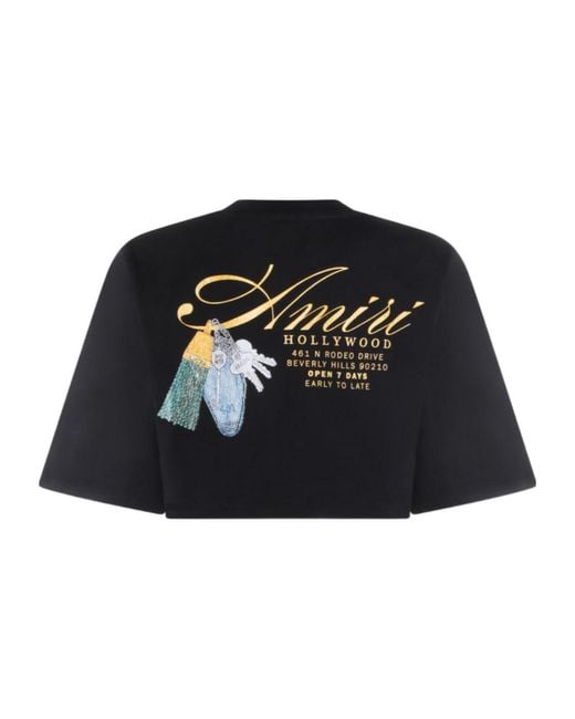 Amiri Black Crewneck T-Shirt