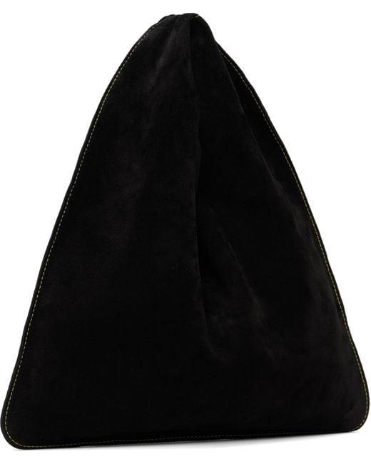 The Row Black Small Bindle Tote