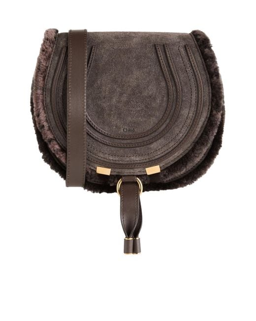 Chloé Gray Small Saddle Bag