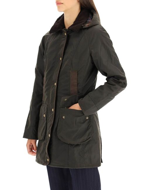 Barbour Black Bower Wax Jacket