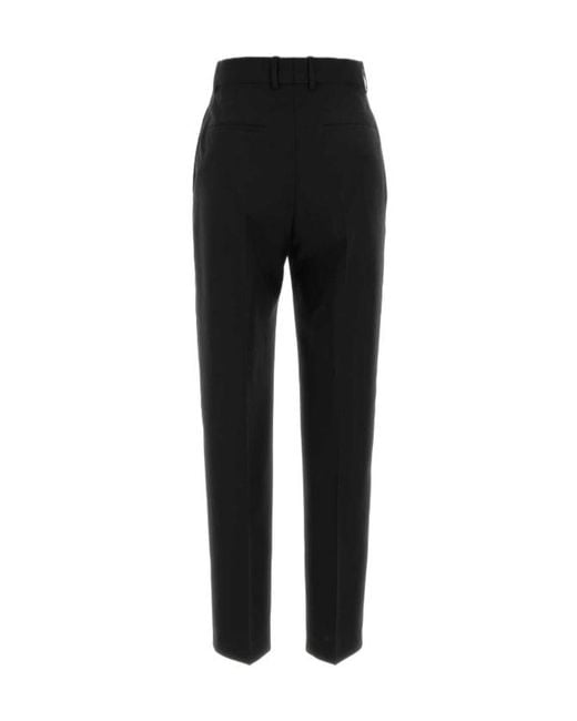 Jil Sander Black Casual Pants With Belt Loops