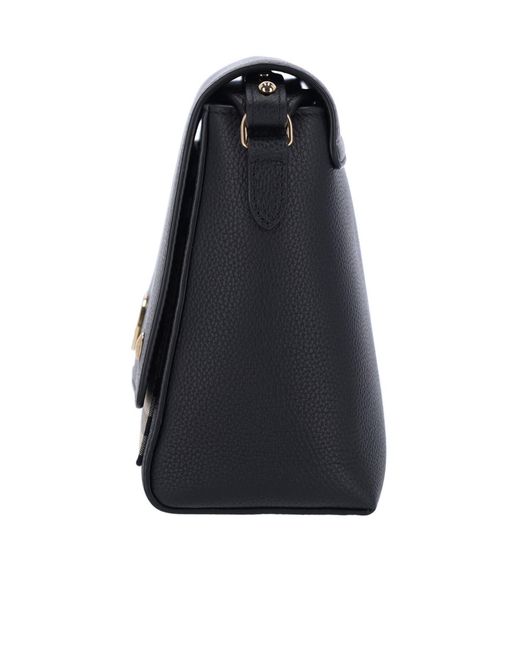 Burberry Black Note Medium Shoulder Bag