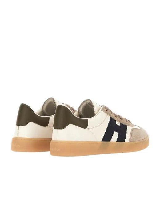 Hogan Multicolor Low-Top Sneakers With Suede And Smooth Texture for men