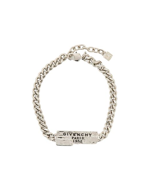 Givenchy Metallic Brass Chain Bracelet for men