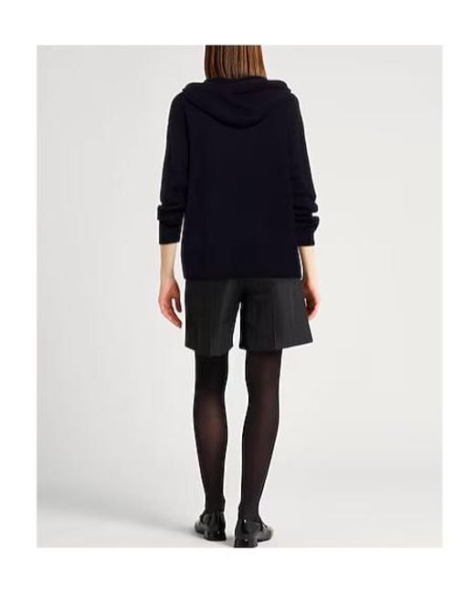 Max Mara Blue Solid Knit Sweatshirt