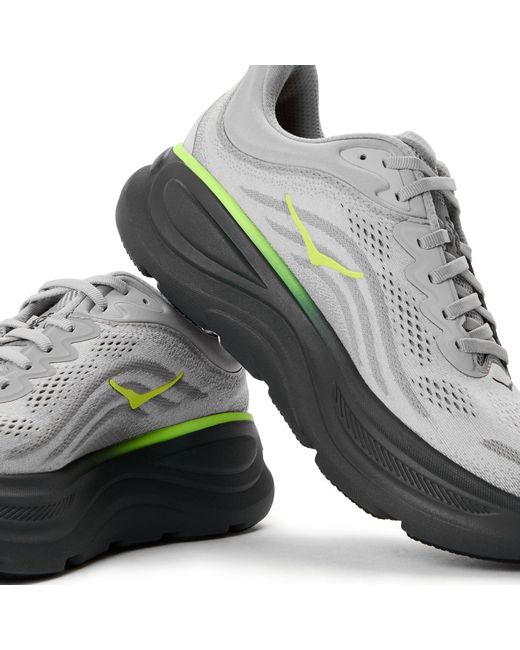 Hoka One One Green Breathable Versatile Running Shoes for men