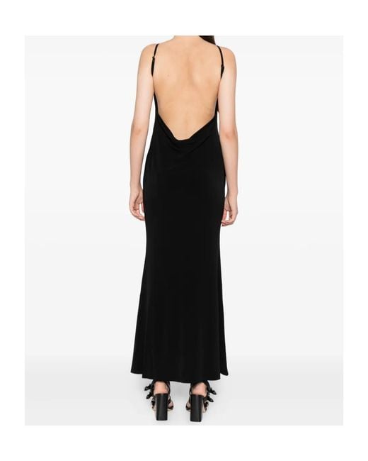 Reformation Black Averil Dress