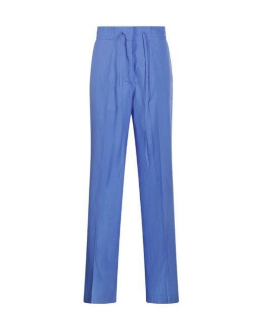 P.A.R.O.S.H. Blue Drawstring Trousers