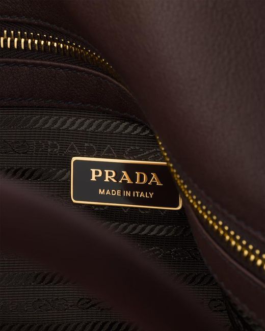 Prada Brown Large Leather Tote Bag