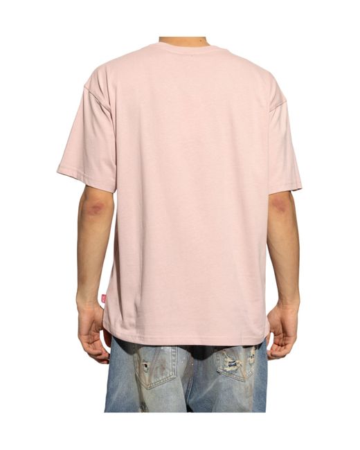 DIESEL Pink T-Boxt-S5 Logo Plaque T-Shirt