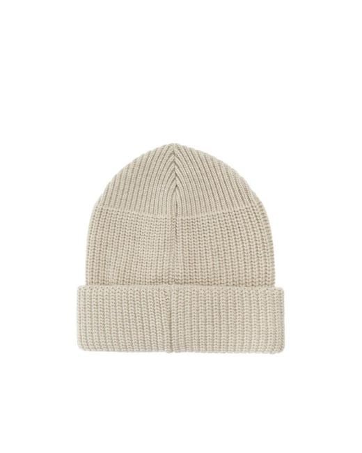 Vivienne Westwood Natural Logo Embroidered Beanie for men