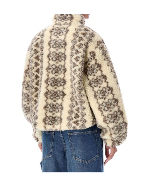 Isabel Marant Natural Isabel Marant Étoile Zipped Bomber Jacket
