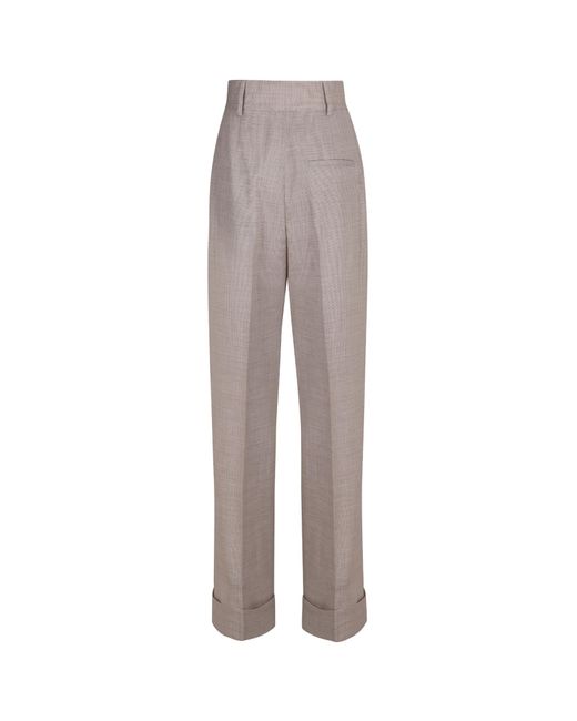 Philosophy Di Lorenzo Serafini Gray Straight-Leg Tailored Trousers